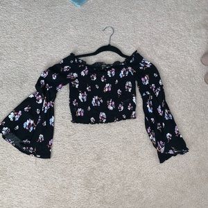 Floral crop top